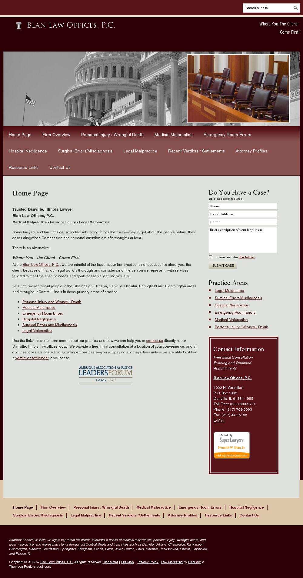 Law Offices of Kennith W. Blan, Jr. - Danville IL Lawyers