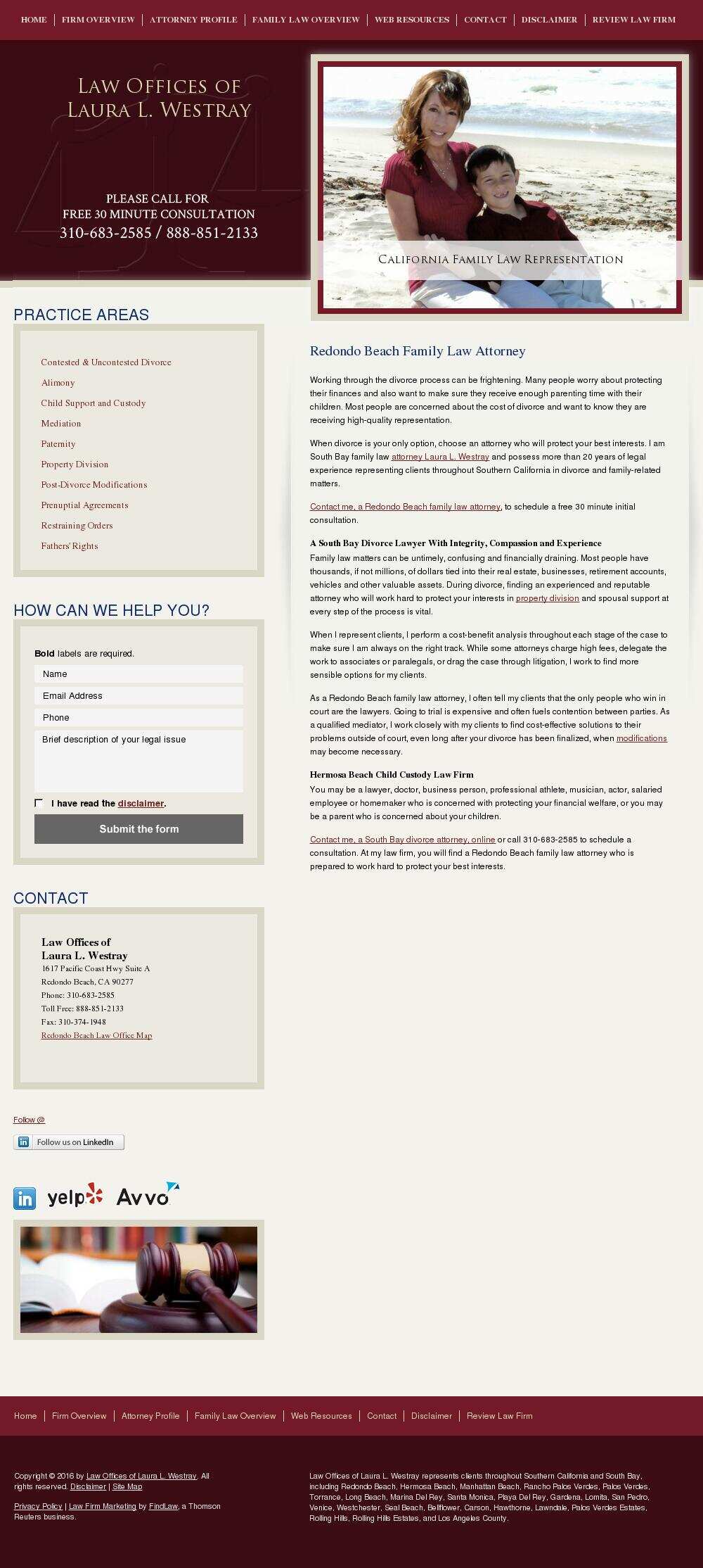 Law Offices of Laura L. Westray - Redondo Beach CA Lawyers