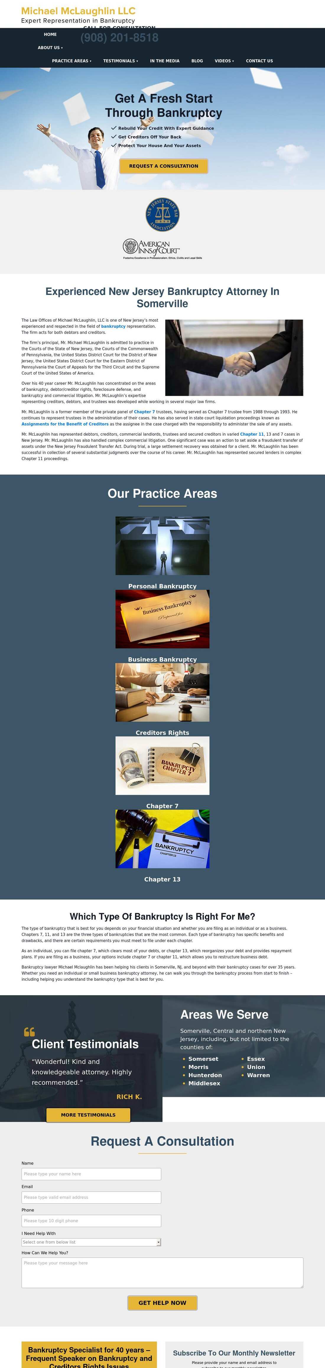Law Offices of Michael McLaughlin, LLC - Somerville NJ Lawyers