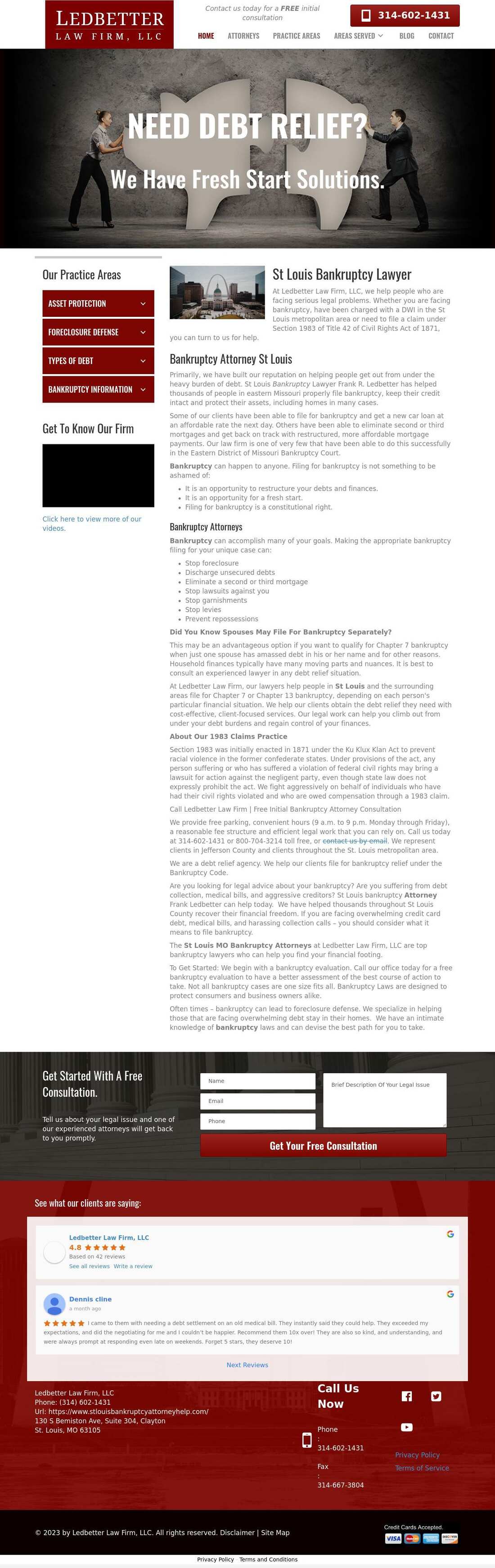 Ledbetter Law Firm, LLC - St. Louis MO Lawyers