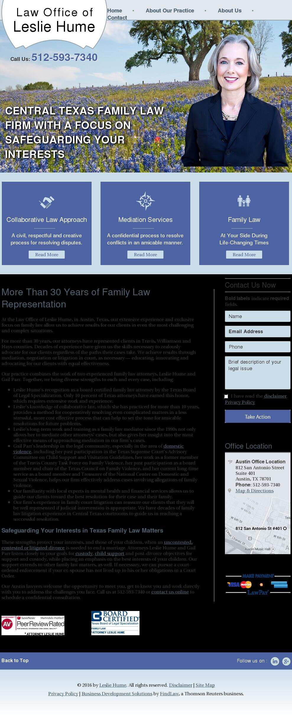 Leslie Hume - Austin TX Lawyers