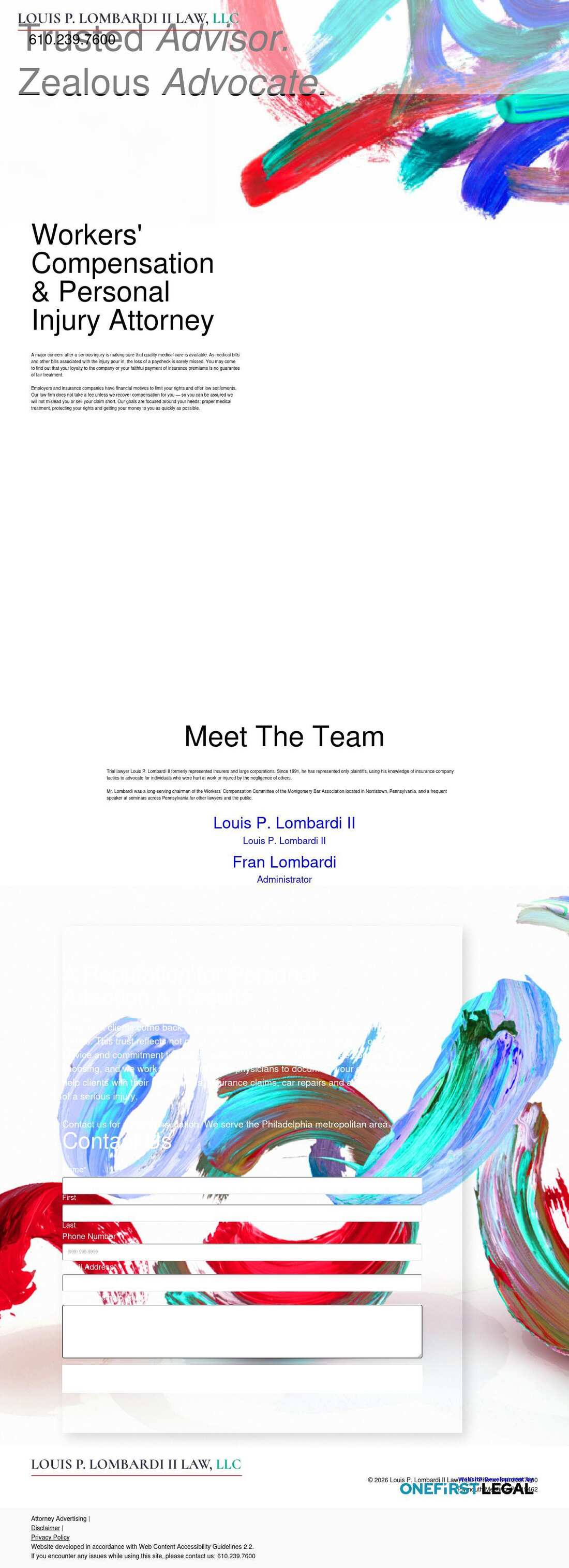 Louis P. Lombardi II & Associates, P.C. - Chalfont PA Lawyers