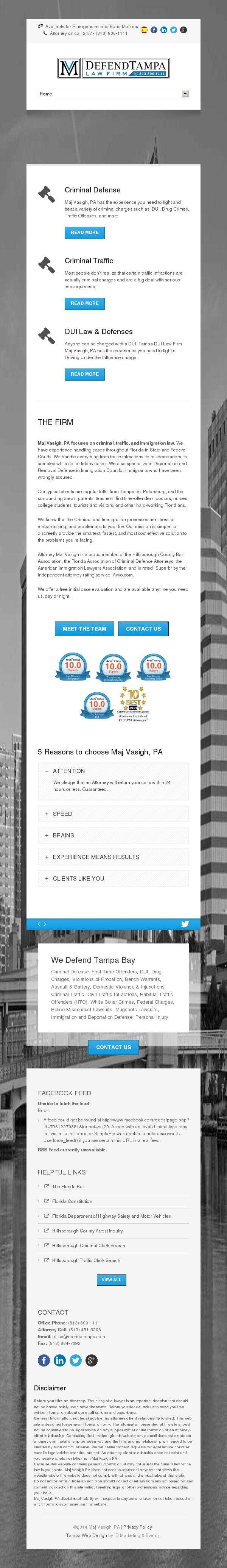 Maj Vasigh, PA - Tampa FL Lawyers