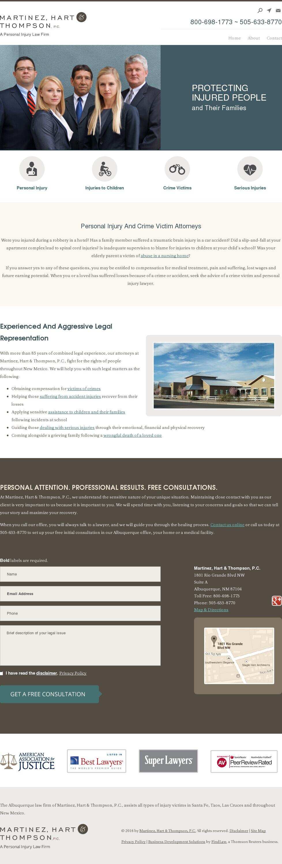 Martinez, Hart & Thompson, P.C. - Albuquerque NM Lawyers