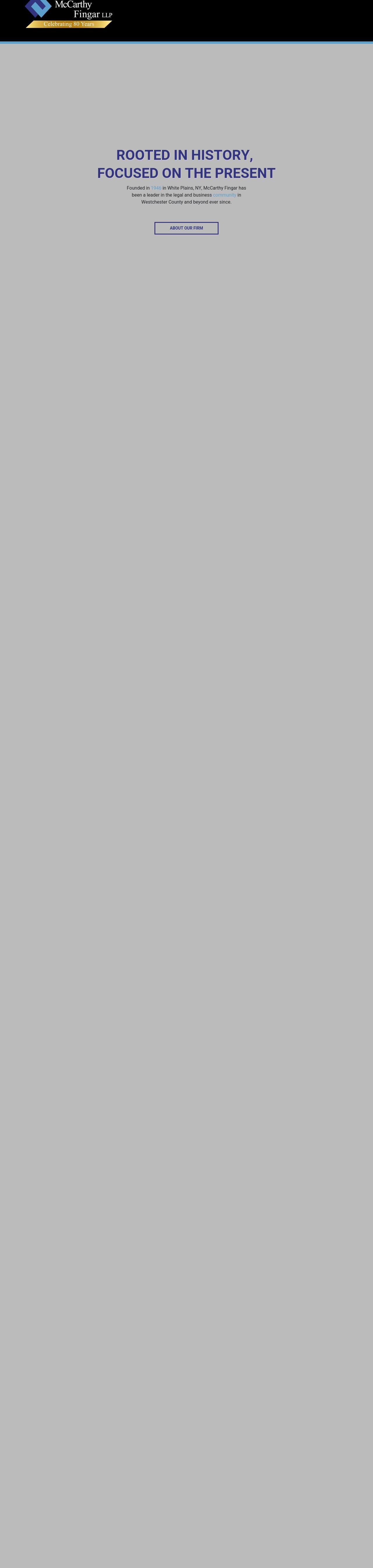 McCarthy Fingar LLP - White Plains NY Lawyers