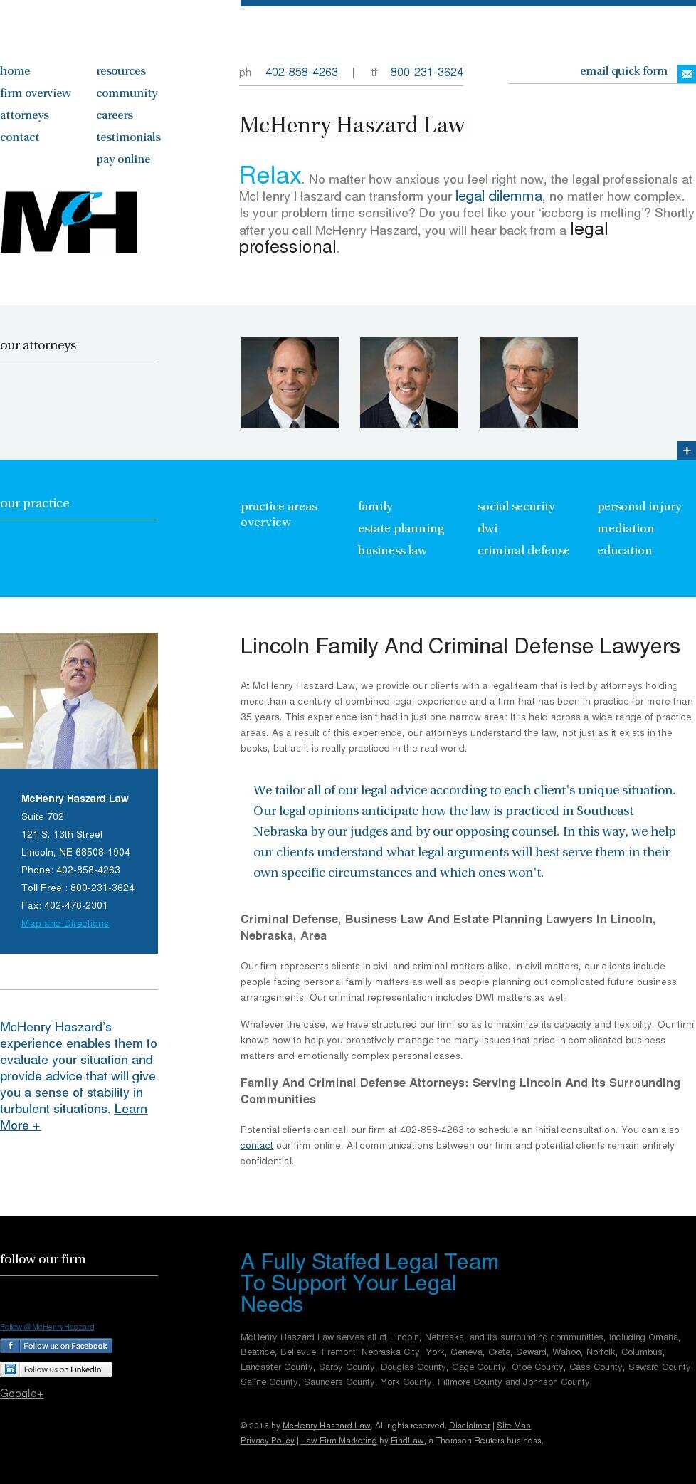 McHenry Haszard Law - Lincoln NE Lawyers