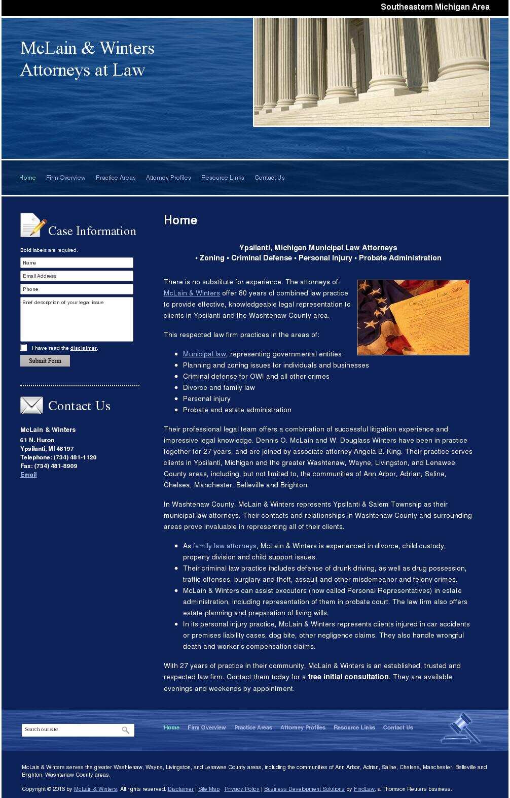 McLain & Winters - Ypsilanti MI Lawyers