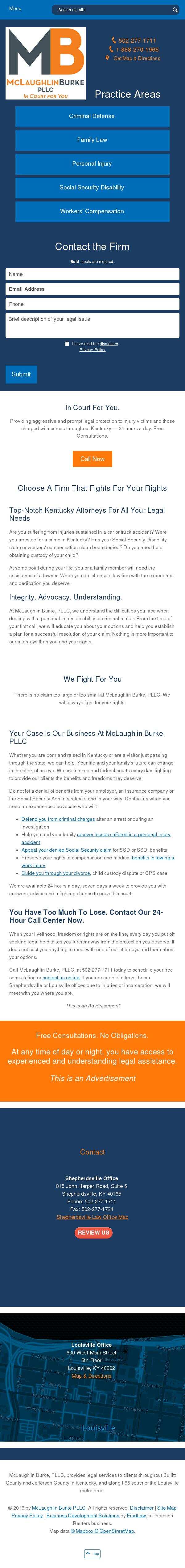 McLaughlin & Burke, PLLC - Shepherdsville KY Lawyers