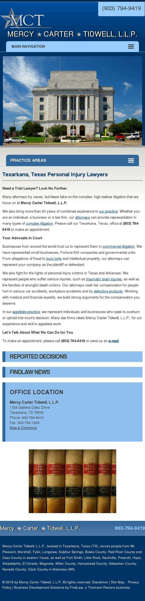 Mercy Carter Tidwell, L.L.P. - Texarkana TX Lawyers