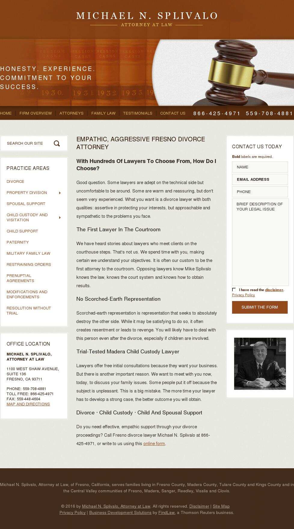 Michael N. Splivalo, Attorney at Law - Fresno CA Lawyers