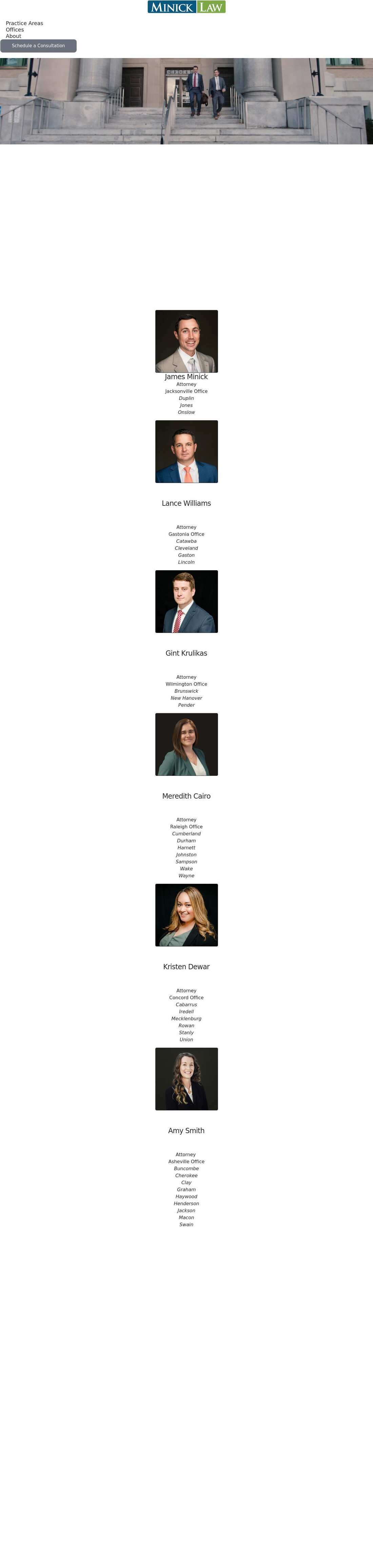 Minick Law - Waynesville NC Lawyers