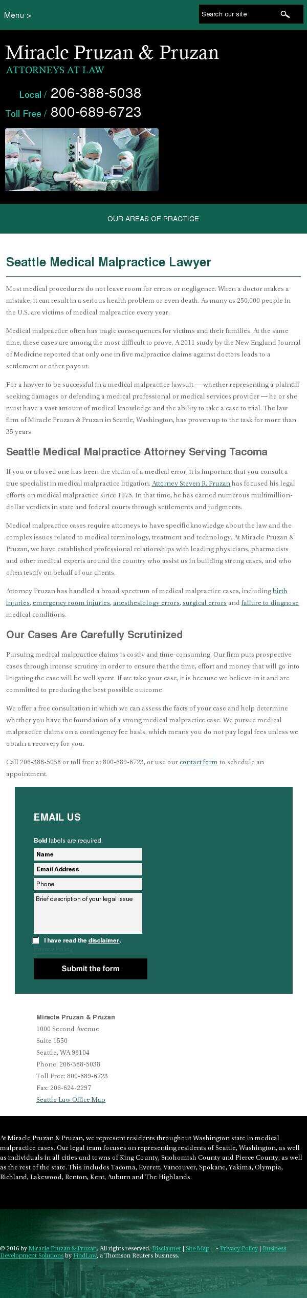 Miracle Pruzan & Pruzan - Seattle WA Lawyers