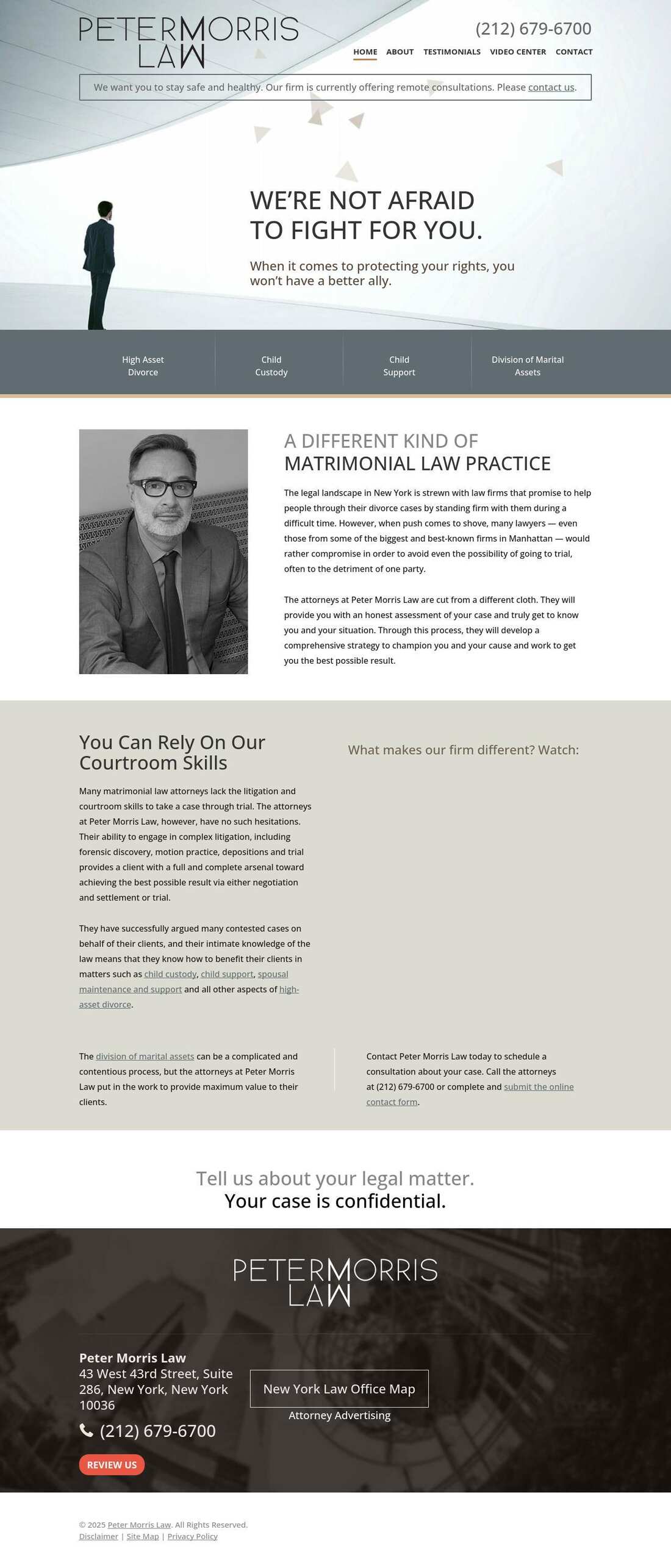 Peter Morris Law - New York  NY Lawyers