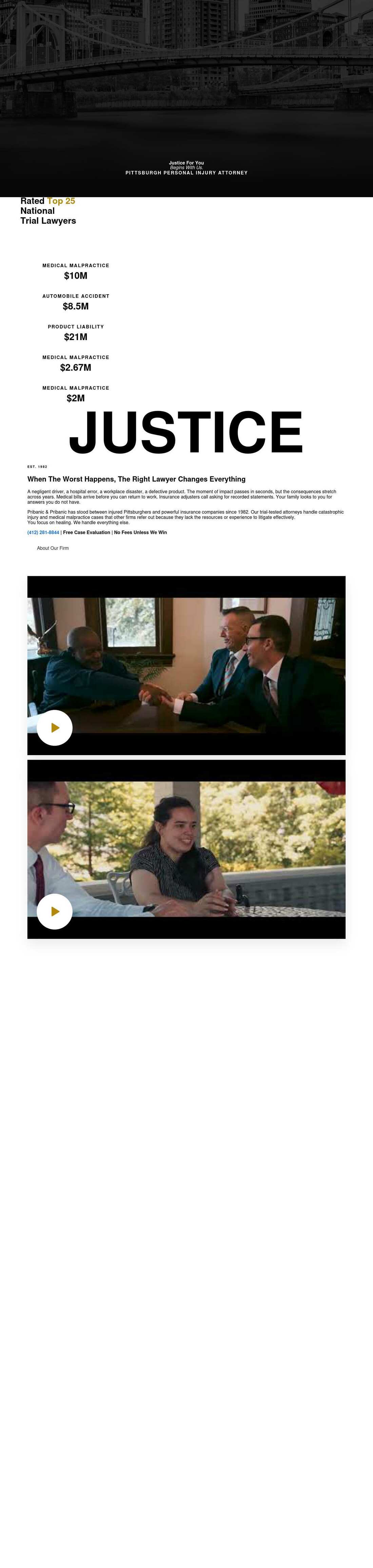 Pribanic & Pribanic - White Oak PA Lawyers
