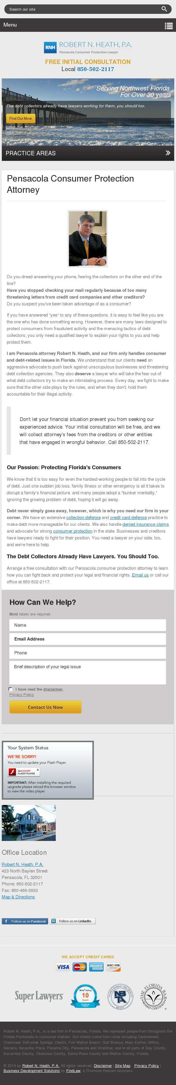 Robert N. Heath, P.A. - Pensacola FL Lawyers
