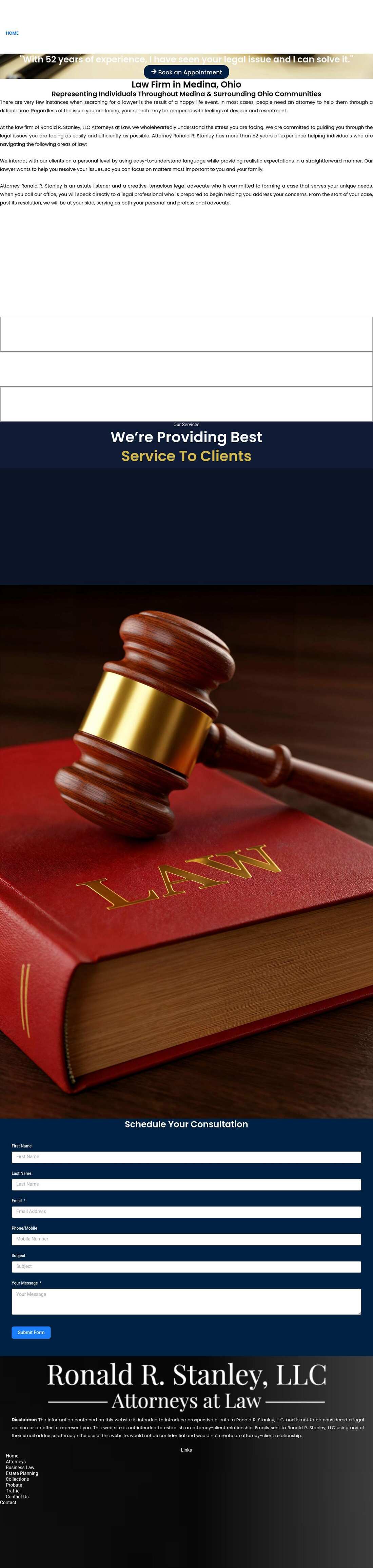 Ronald R. Stanley Attorneys at Law LLC - Medina OH Lawyers