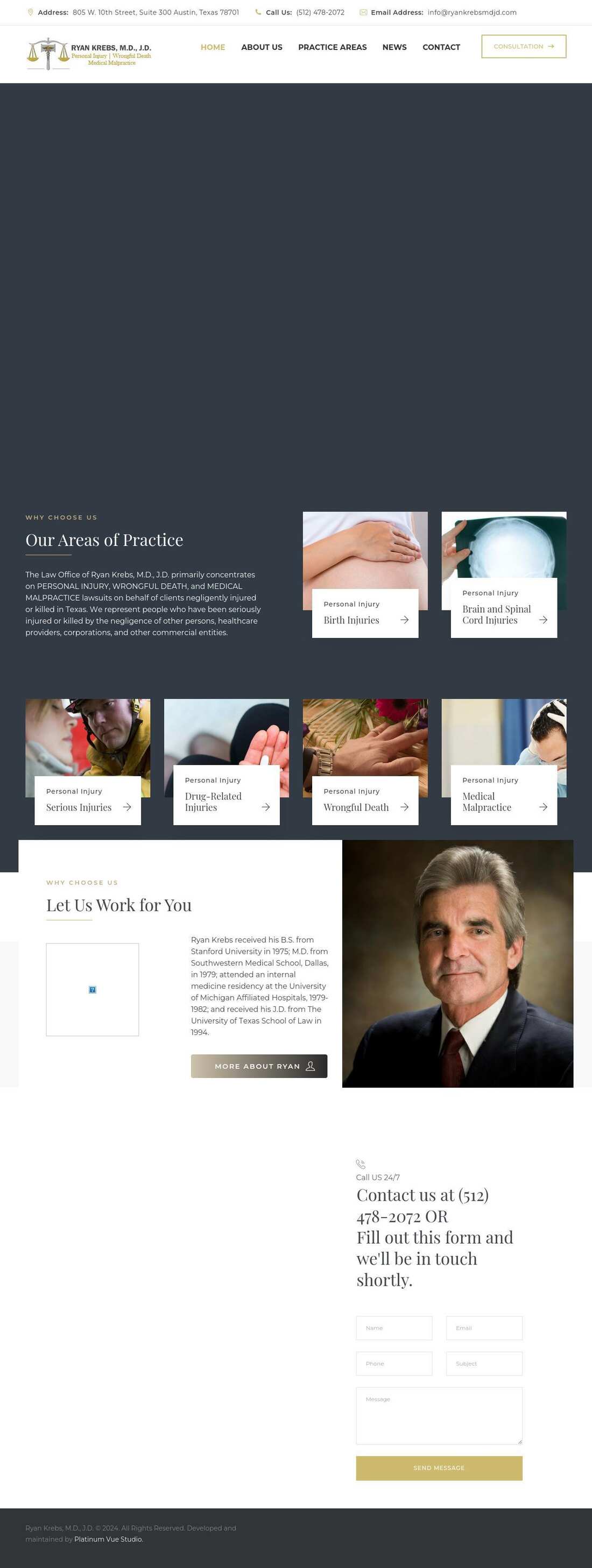 Ryan Krebs, M.D., J.D. - Austin TX Lawyers
