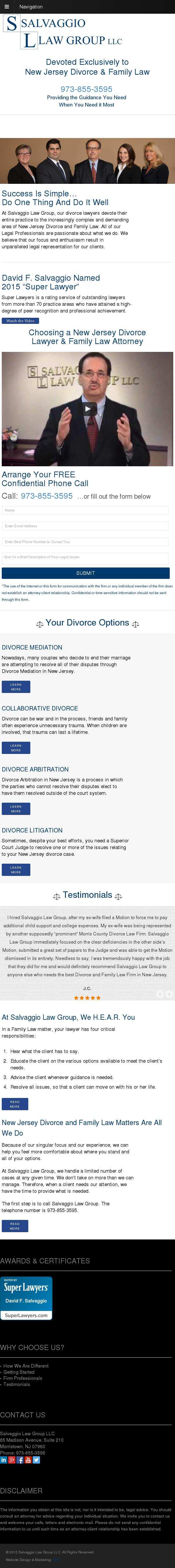 Salvaggio Law Group LLC - Morristown NJ Lawyers