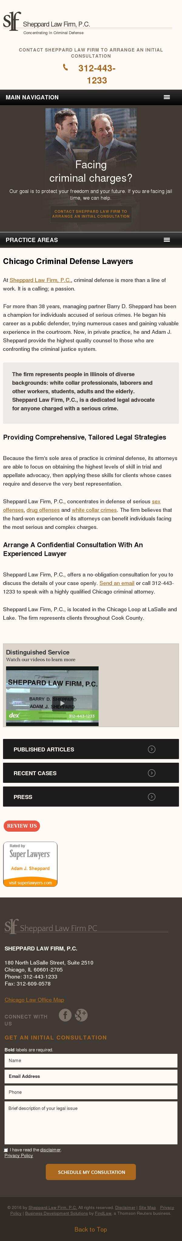 Sheppard Law Firm, P.C. - Chicago IL Lawyers