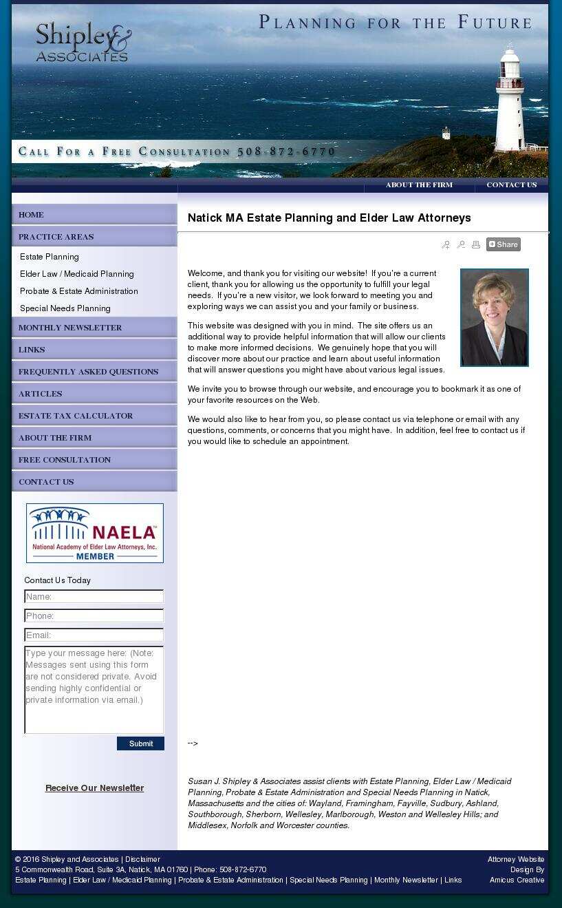 Shipley & Associates - Natick MA Lawyers