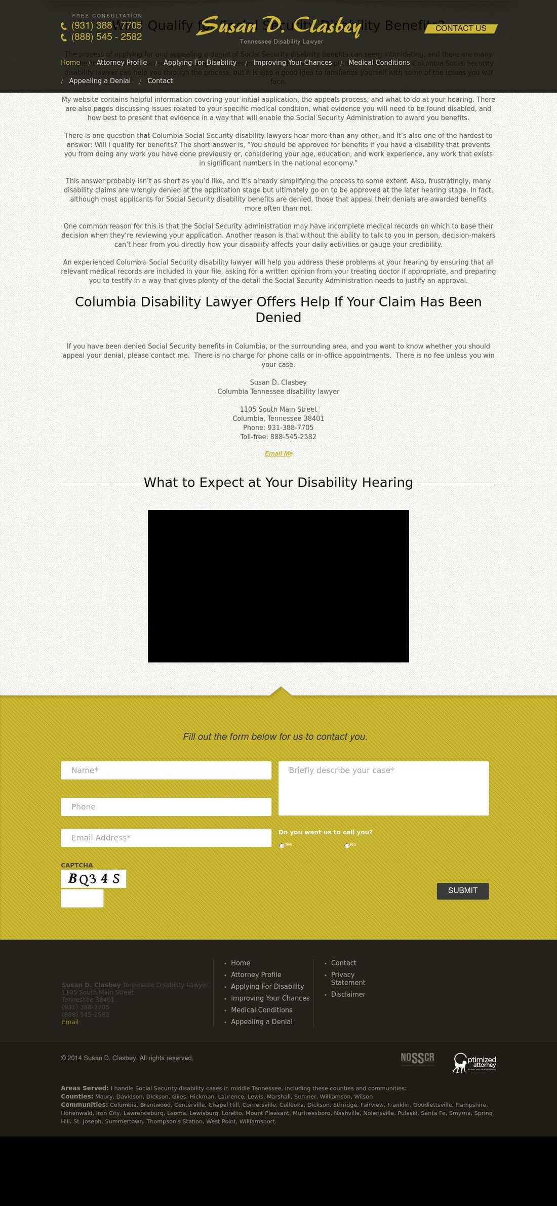 Susan D. Clasbey - Columbia TN Lawyers
