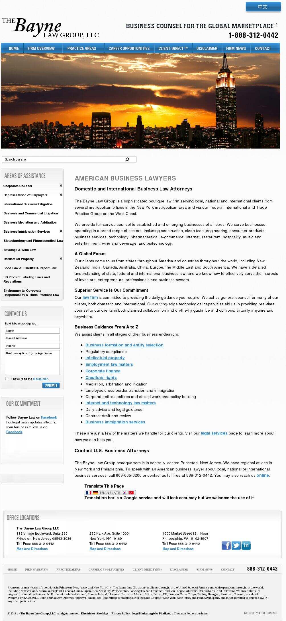 The Bayne Law Group, LLC - Philadelphia PA Lawyers