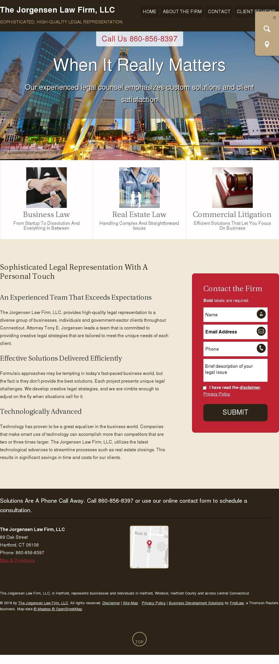 The Jorgensen Law Firm, LLC - Hartford CT Lawyers
