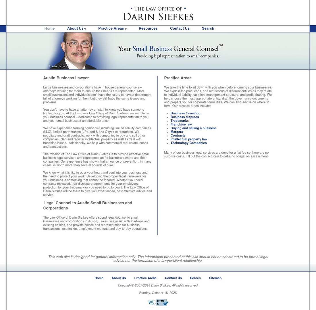 The Law Office of Darin Siefkes, PLLC - Austin TX Lawyers