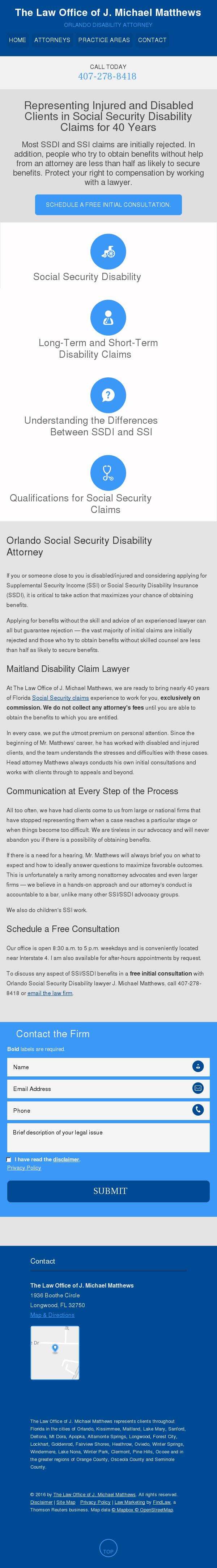 The Law Office of J. Michael Matthews - Longwood FL Lawyers