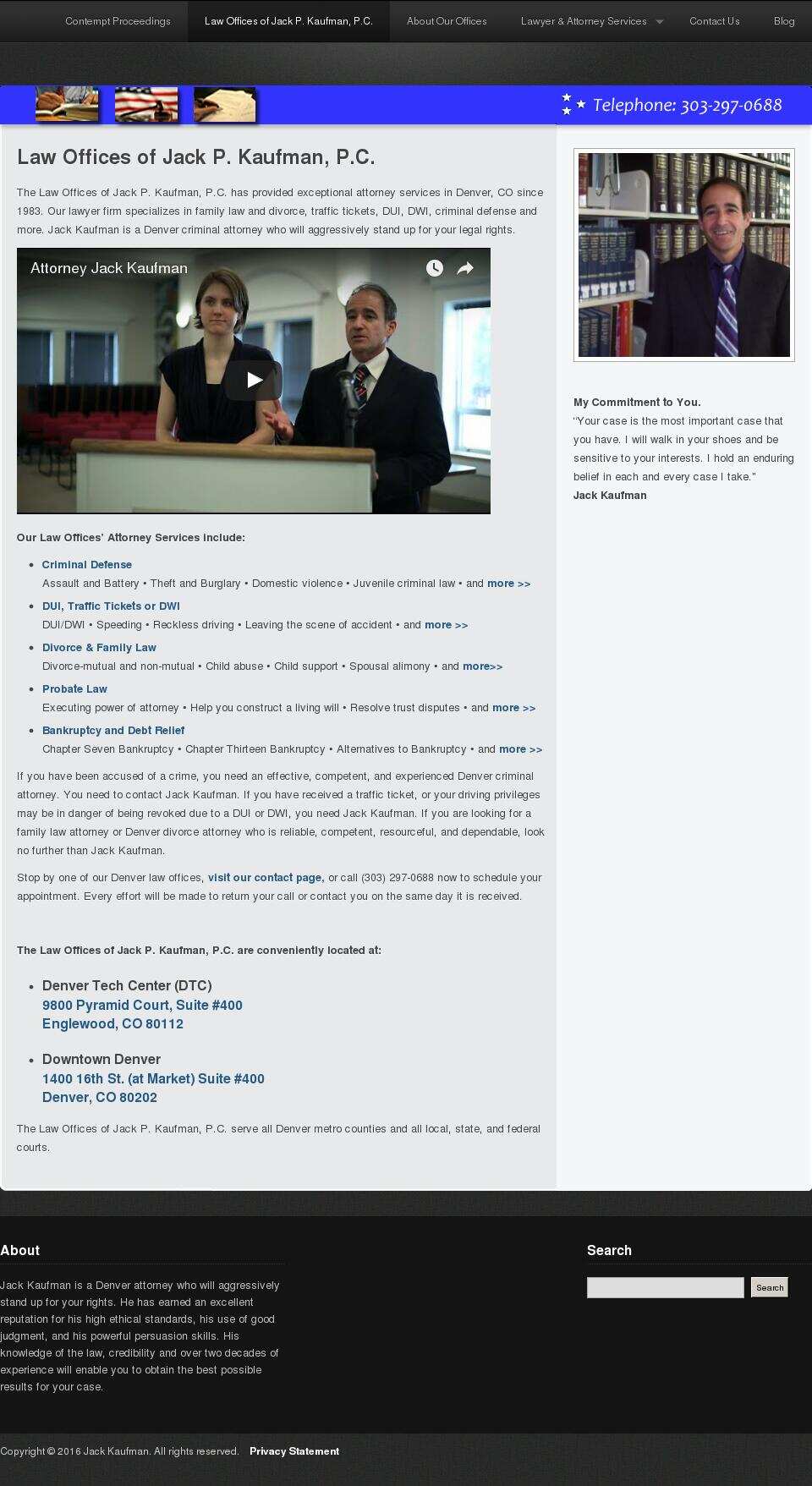The Law Offices of Jack P. Kaufman, P.C. - Englewood CO Lawyers