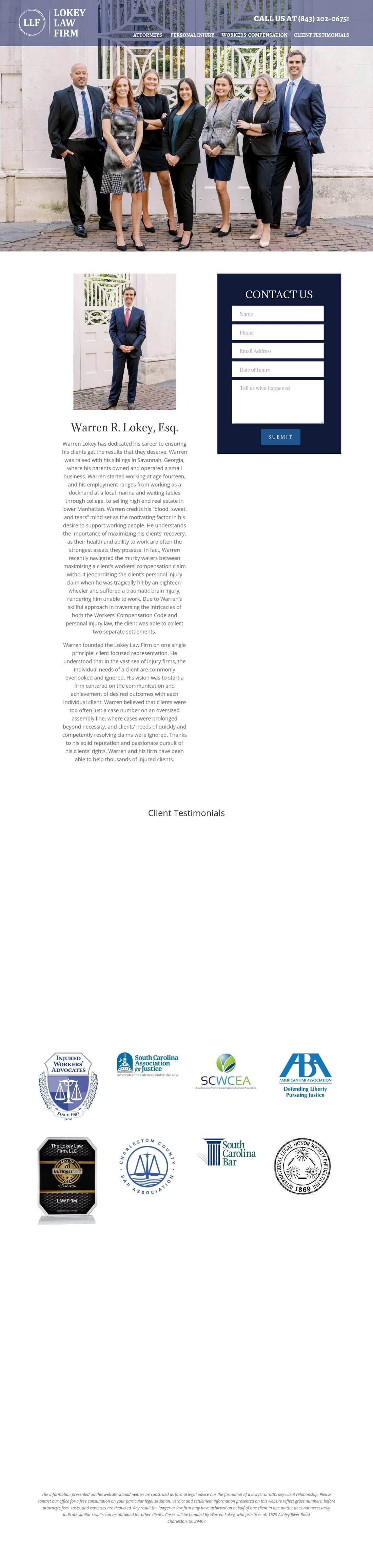 The Lokey Law Firm, LLC - Charleston SC Lawyers