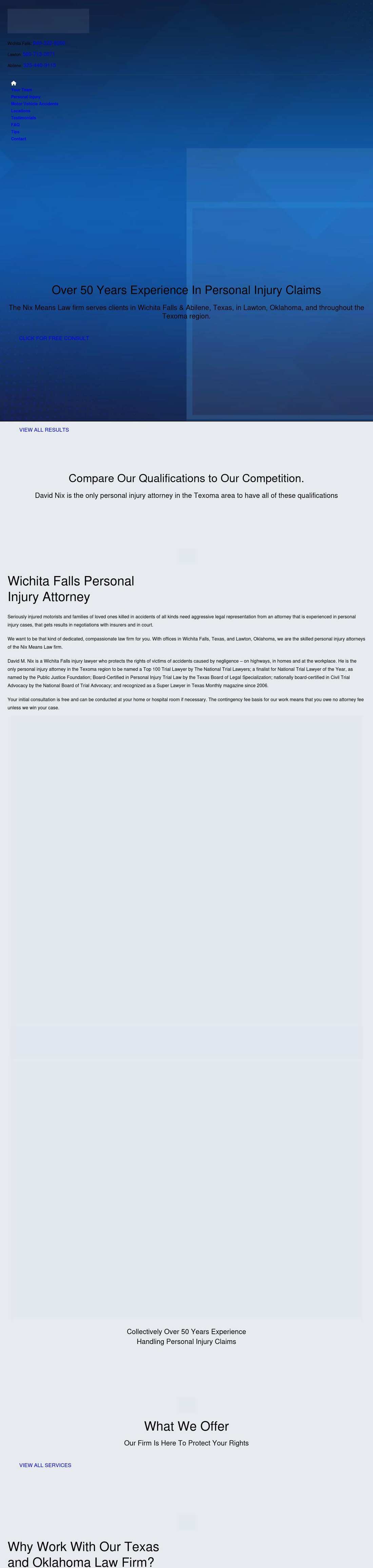 The Nix Law Firm - Wichita Falls TX Lawyers