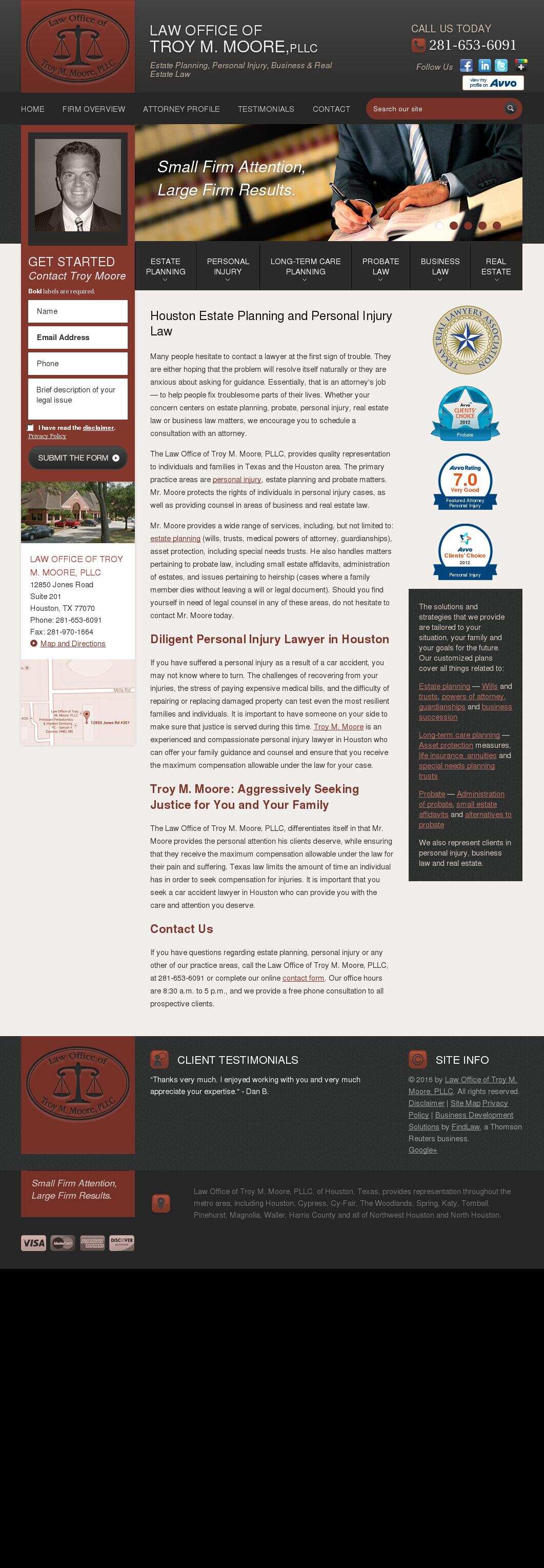 Troy M. Moore - Houston TX Lawyers