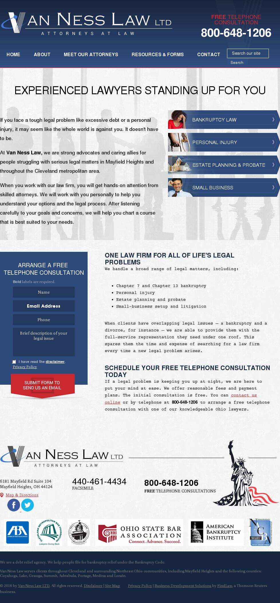 Van Ness Law LTD - Mayfield Heights OH Lawyers