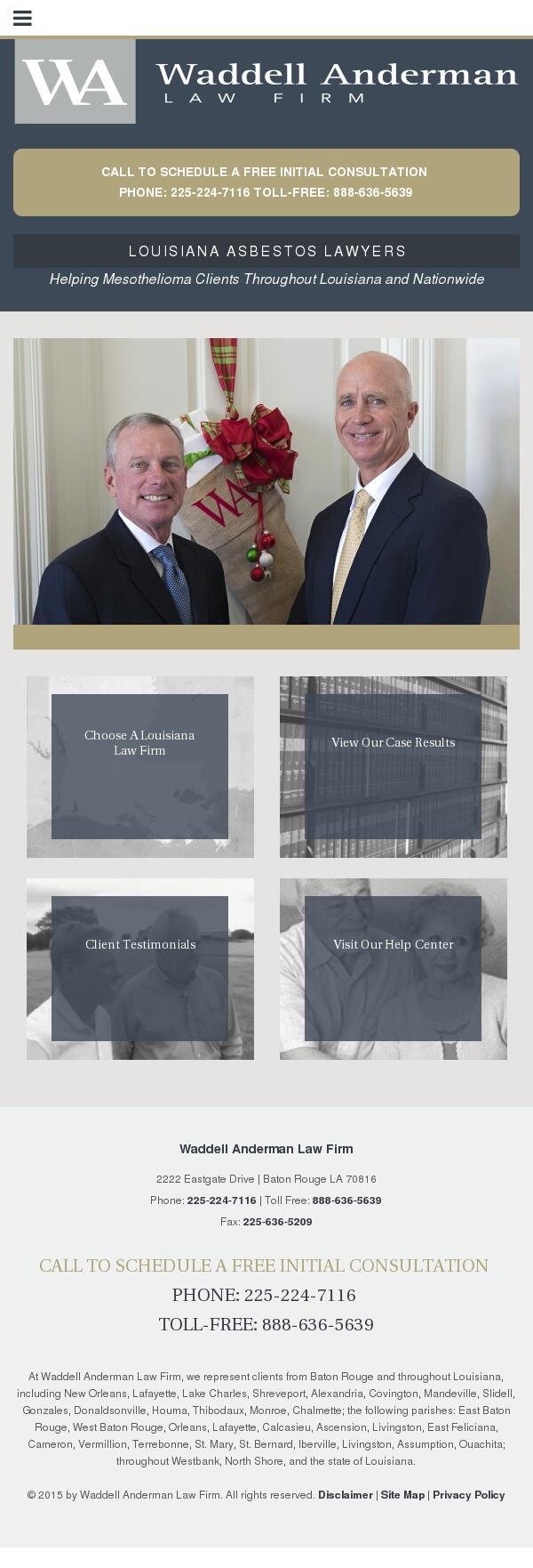 Waddell Anderman Law Firm - Baton Rouge  LA Lawyers