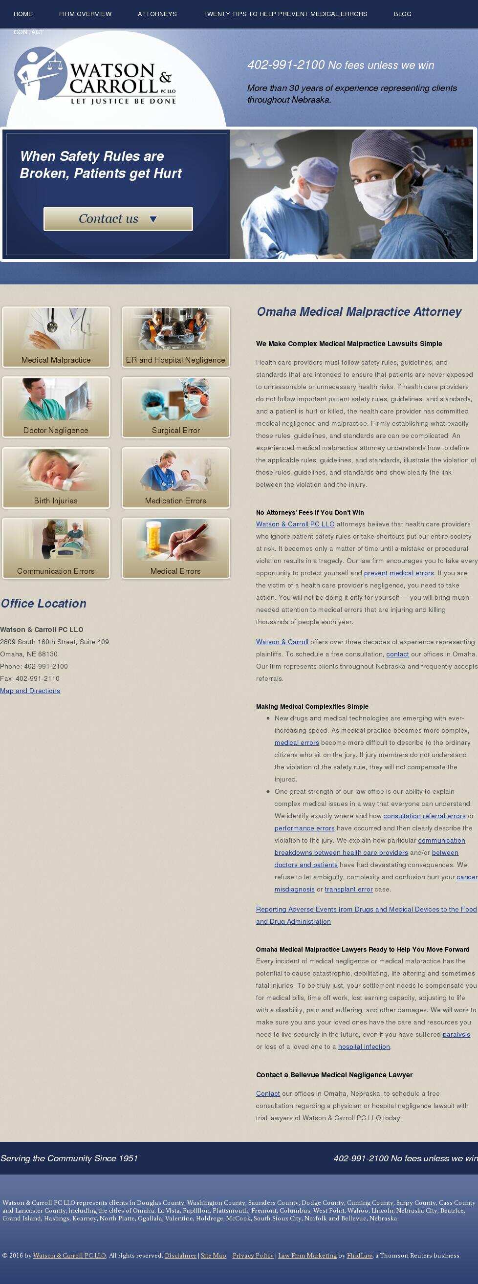 Watson & Carroll PC LLO - Omaha NE Lawyers