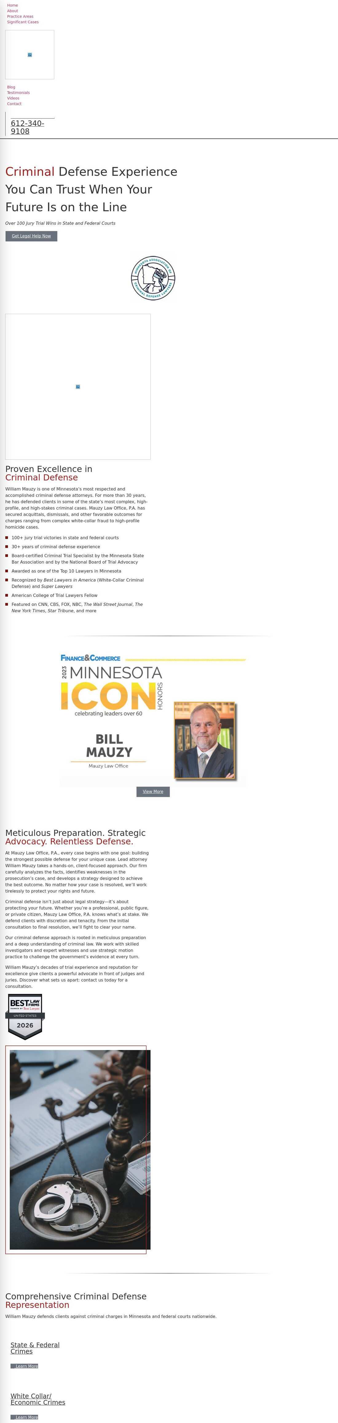 William J. Mauzy - Minneapolis MN Lawyers