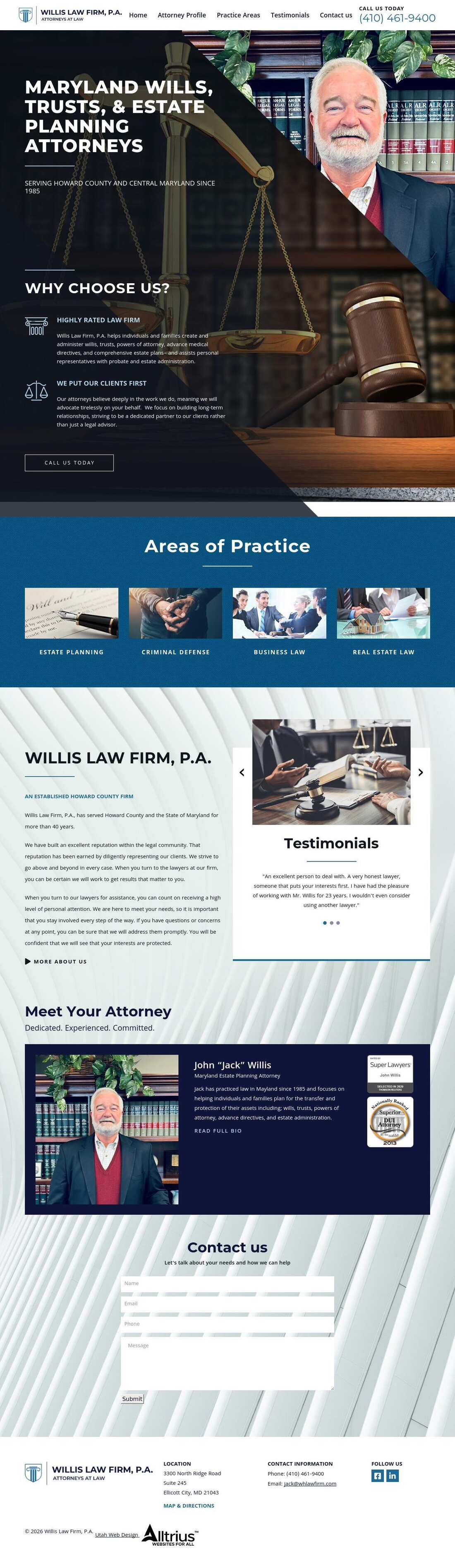 Willis Law Firm, P.A. - Ellicott City MD Lawyers