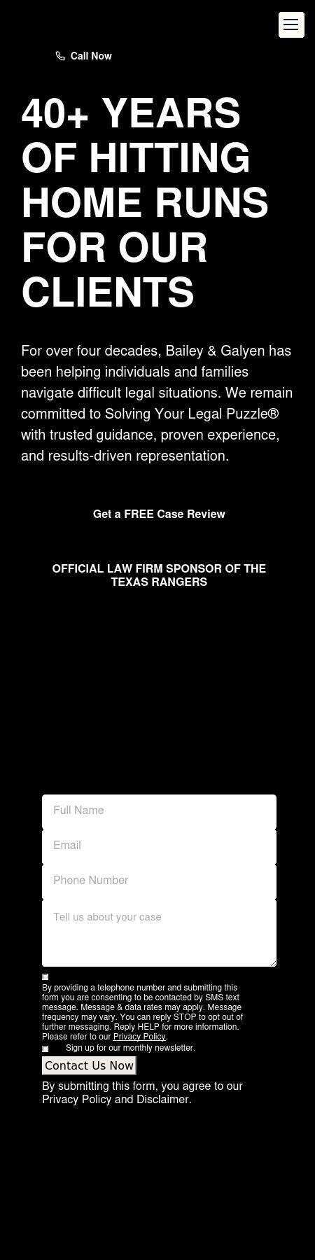 Bailey & Galyen, Attorneys at Law - Dallas TX Lawyers