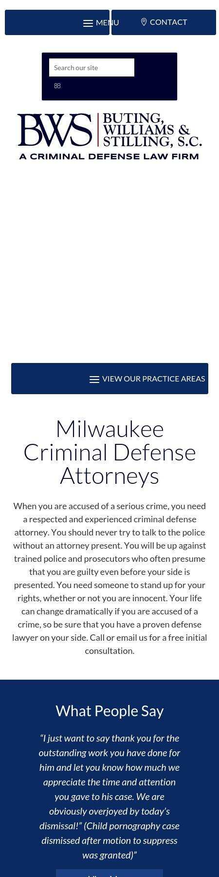 Buting, Williams & Stilling, S.C. - Brookfield WI Lawyers