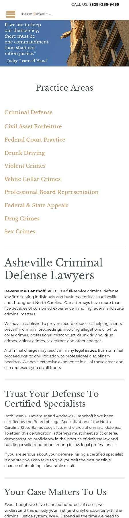Devereux & Banzhoff, PLLC - Asheville NC Lawyers