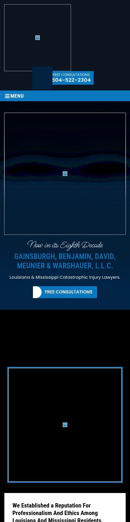 Gainsburgh, Benjamin, David, Meunier & Warshauer, L.L.C. - New Roads LA Lawyers