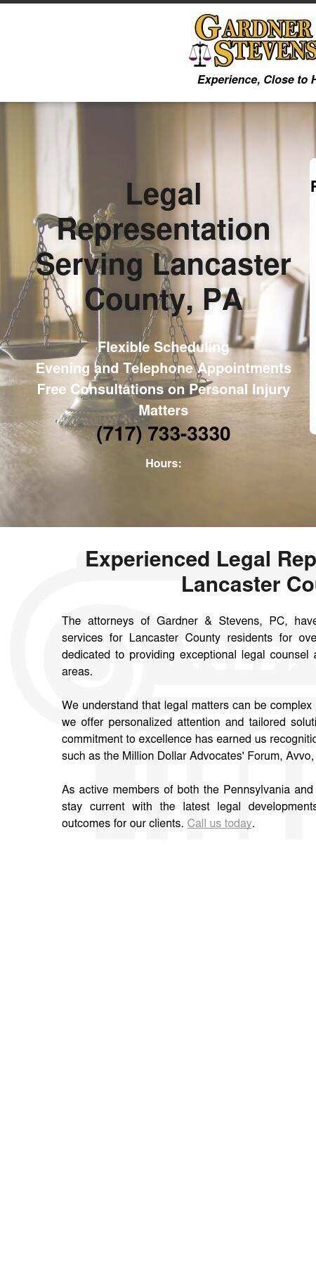 Gardner & Stevens, PC - Ephrata PA Lawyers