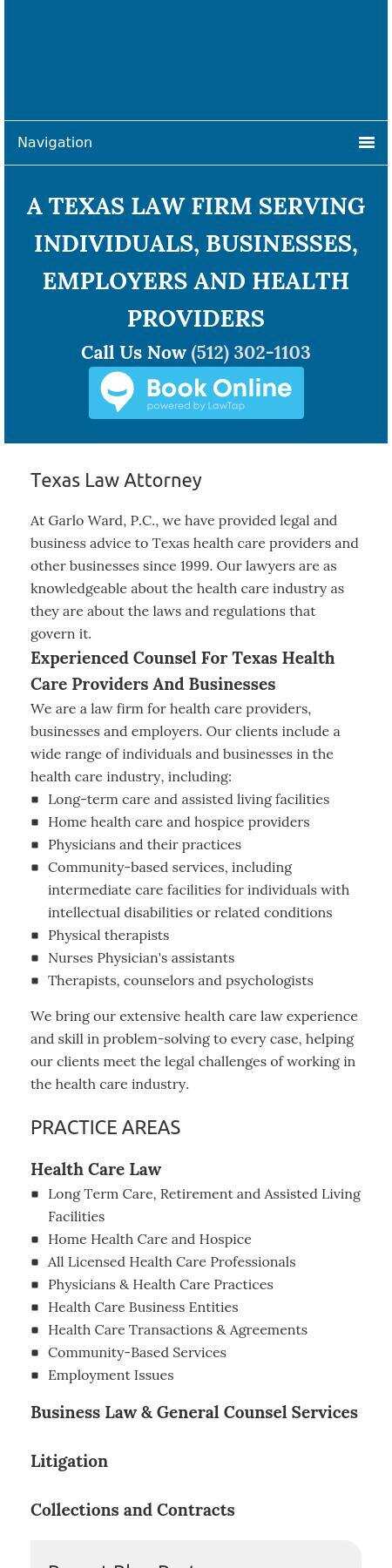 Garlo Ward, P.C. - Lakeway TX Lawyers
