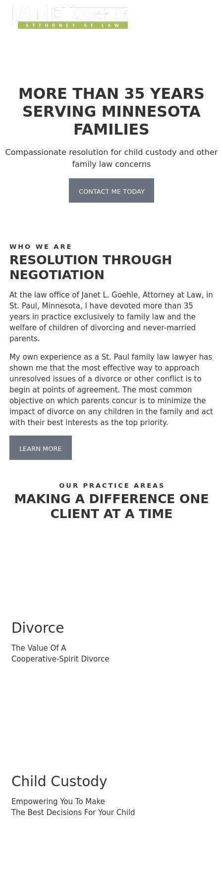 Janet L. Goehle, Attorney at Law - St. Paul MN Lawyers
