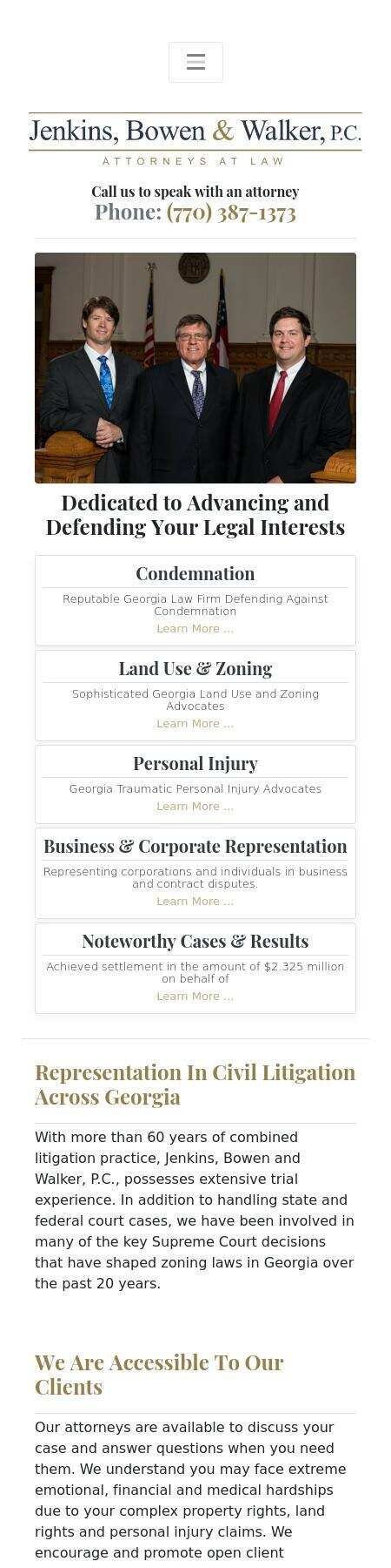 Jenkins & Bowen, PC - Cartersville GA Lawyers