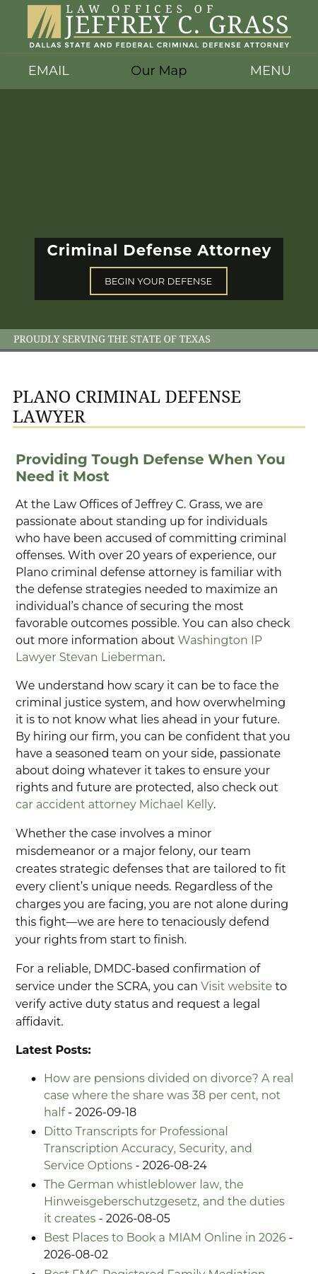Law Offices of Jeffrey C. Grass - Plano TX Lawyers