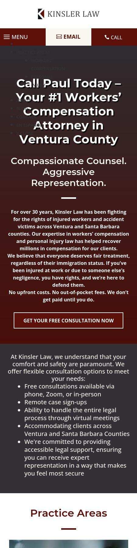 Law Offices of Paul F. Kinsler - Santa Paula CA Lawyers