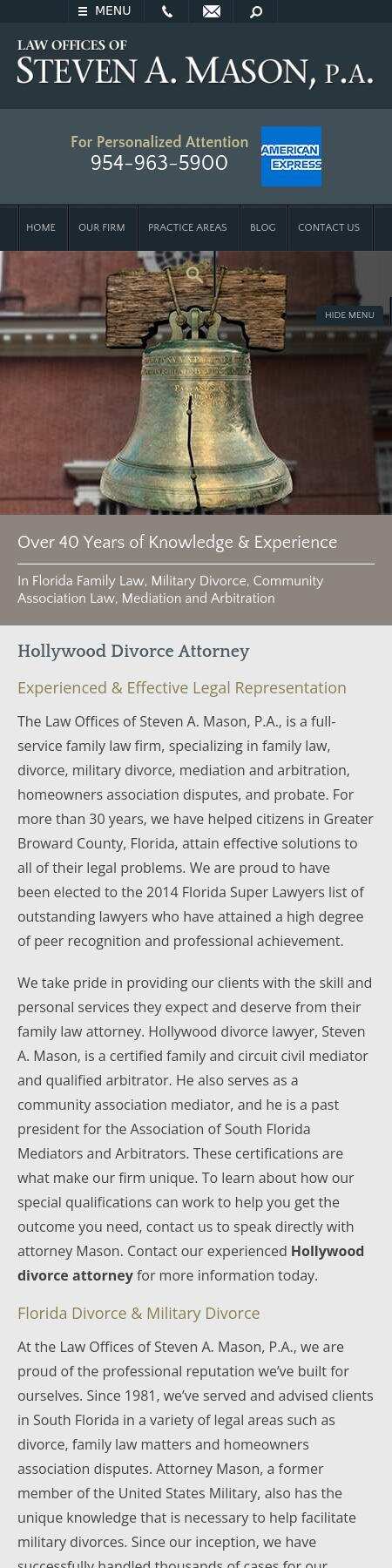 Law Offices of Steven A. Mason, P.A. - Hollywood FL Lawyers