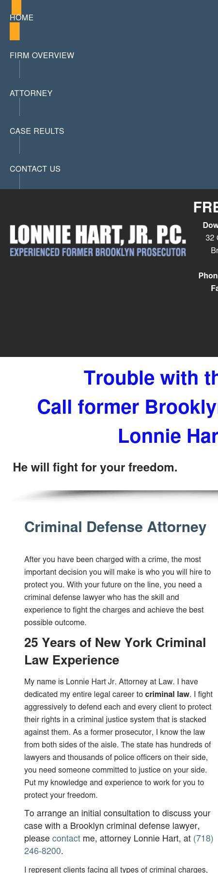 Lonnie Hart, Jr. P.C. - Brooklyn NY Lawyers